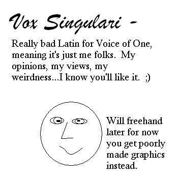 Vox Singulari - What?