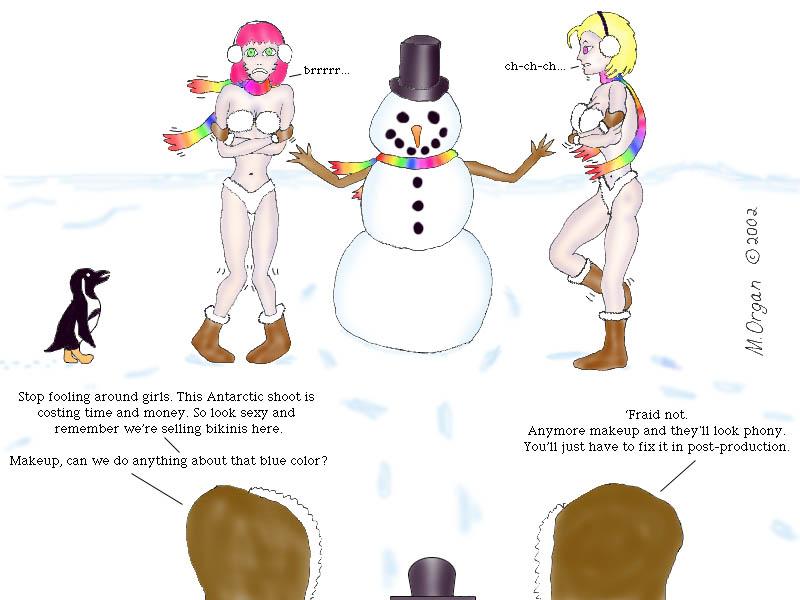 Snow Bikini Shoot