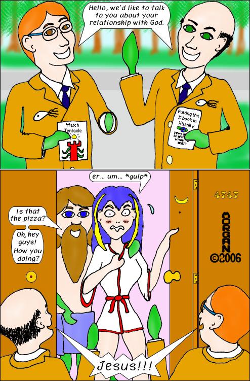 Tentacled Jehovah Witnesses