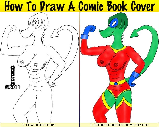 How To Draw A Comic Book Cover