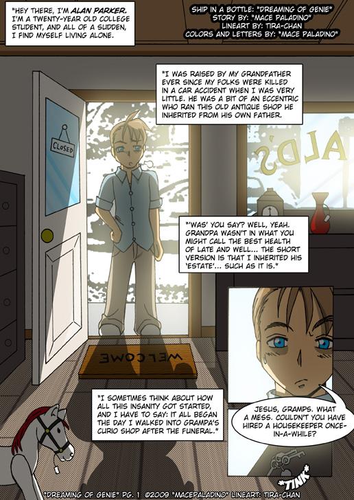 "Dreaming of Genie" Pg. 1