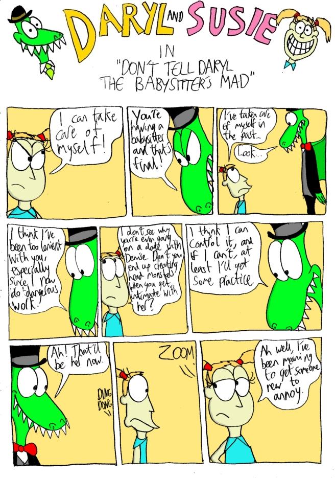 Don't Tell Daryl the Babysitter's Mad Part 1