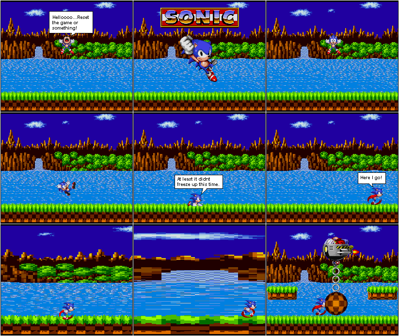 Sonic 1-Running blindly