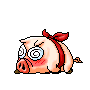 Drunk Pig Trying To Run - From Maple Story