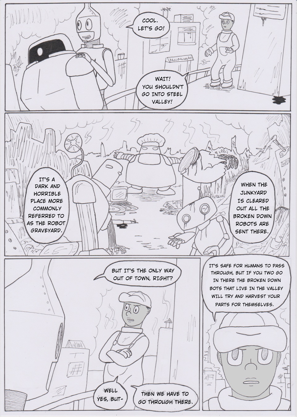 Chapter 00004: Road to Metallic City (Page 17)