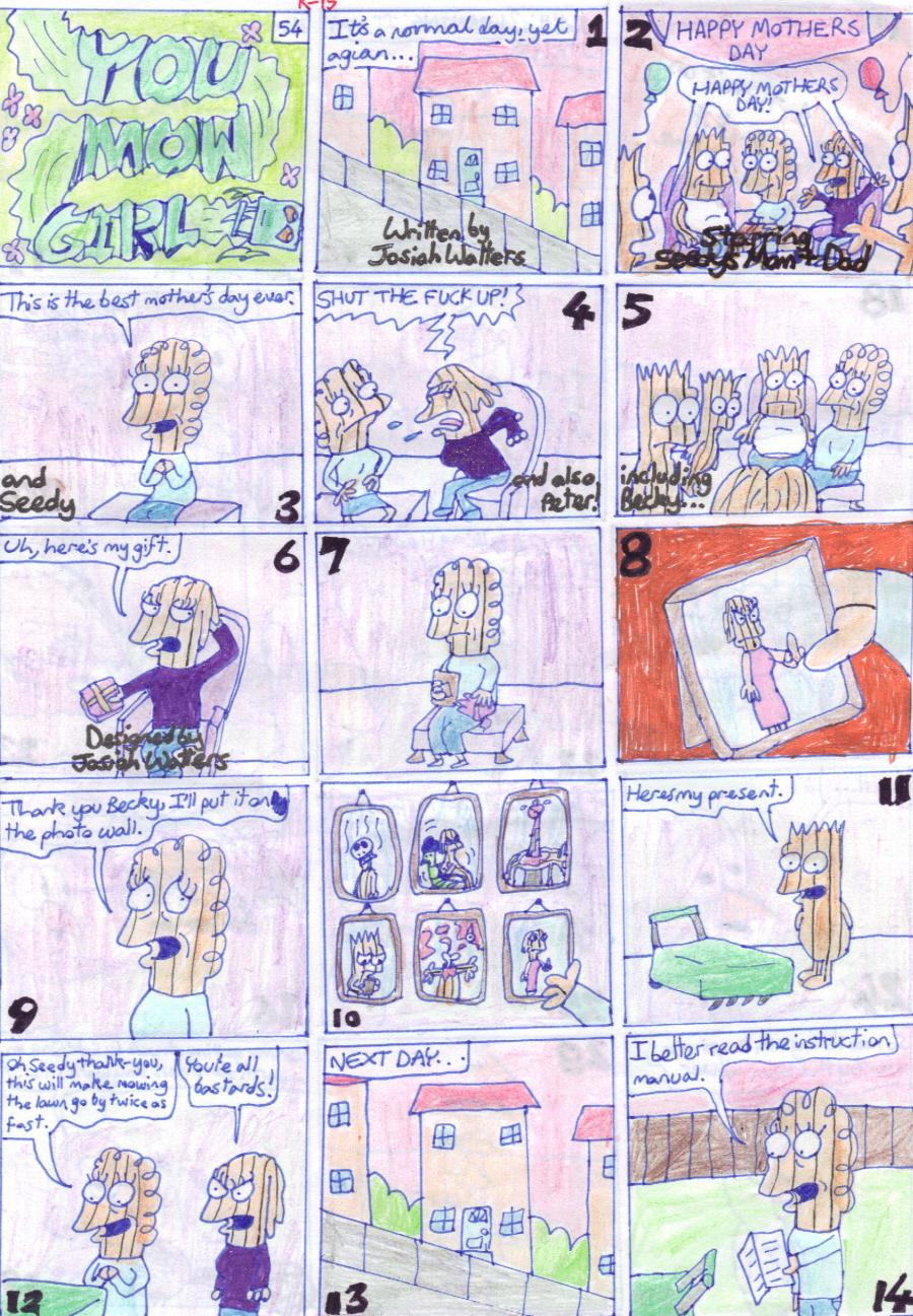 54. You Mow Girl (Front)