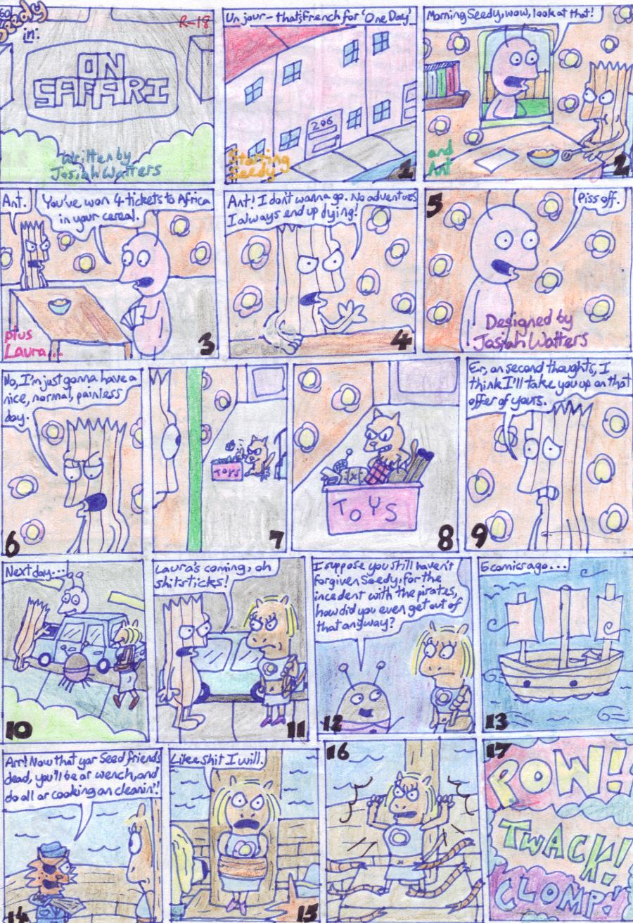 60. On Safari (Front)