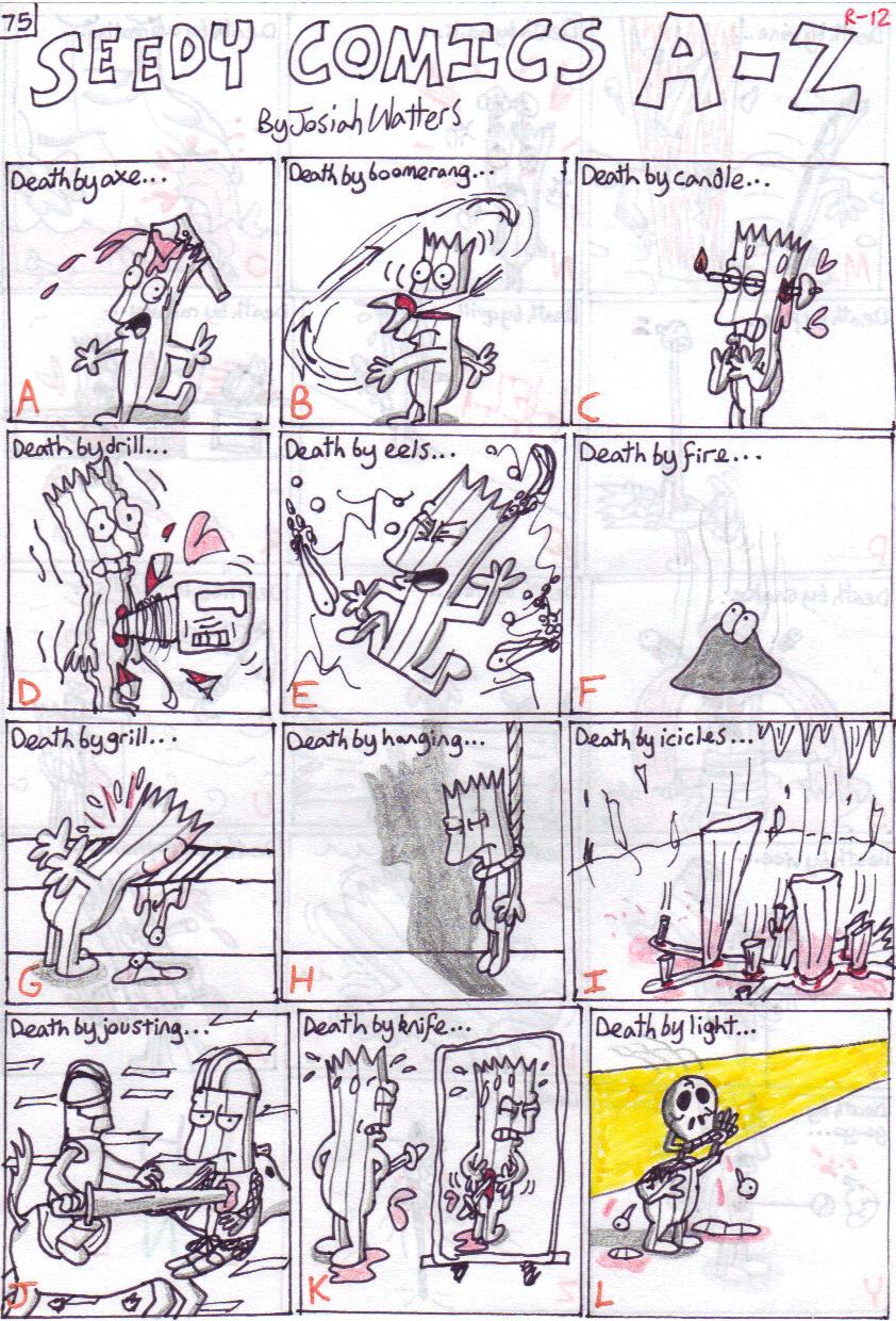 75. Seedy Comics A-Z (Front)
