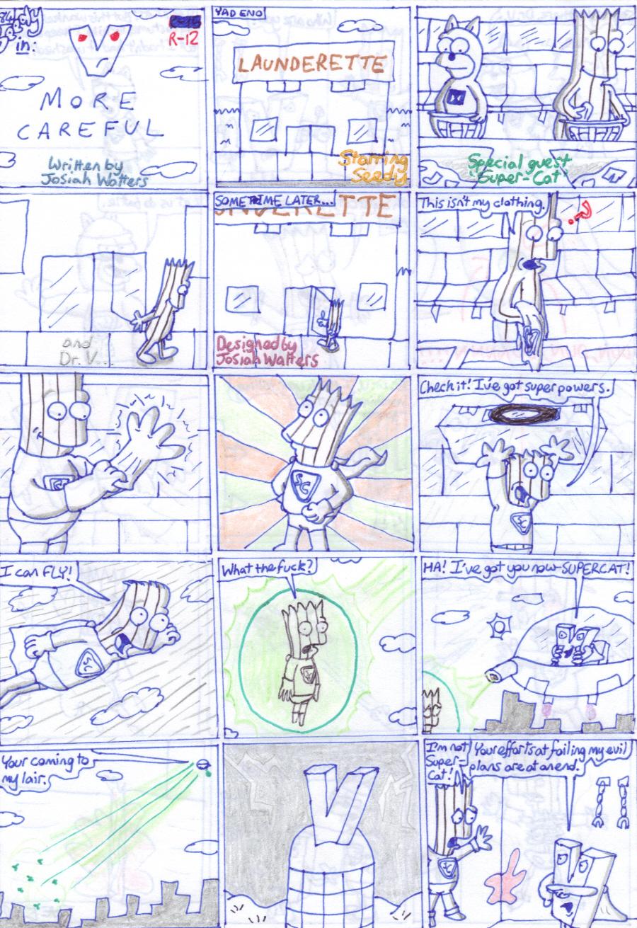 84. V More Careful (Front)