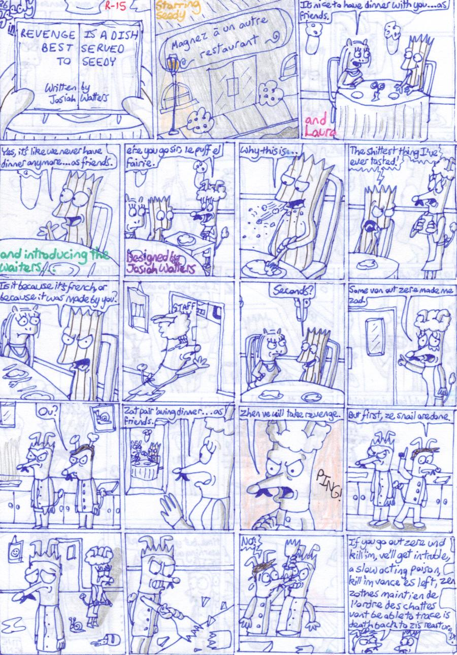 86. Revenge Is a Dish Best Served To Seedy (Front)