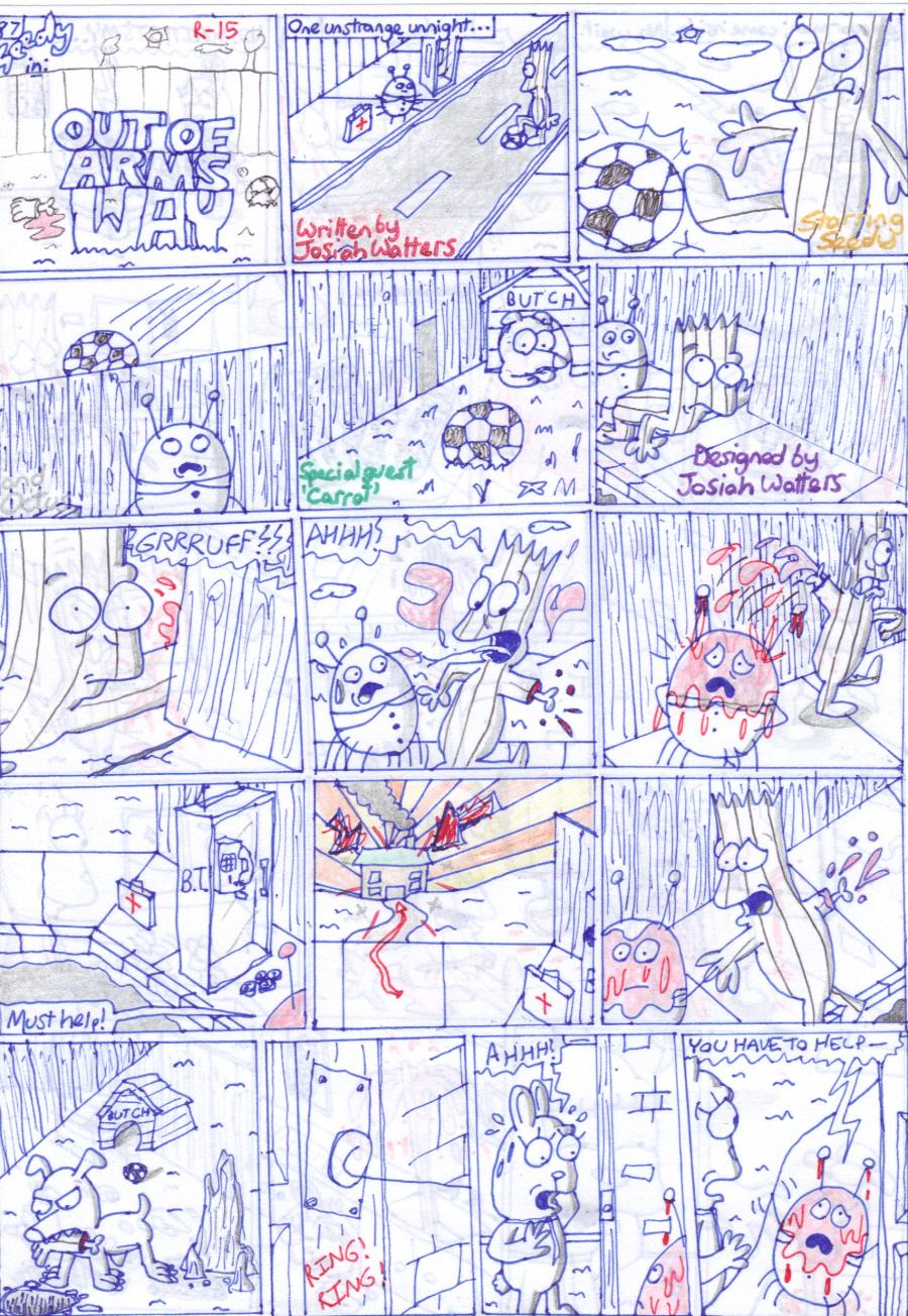 87. Out of Arm's Way (Front)