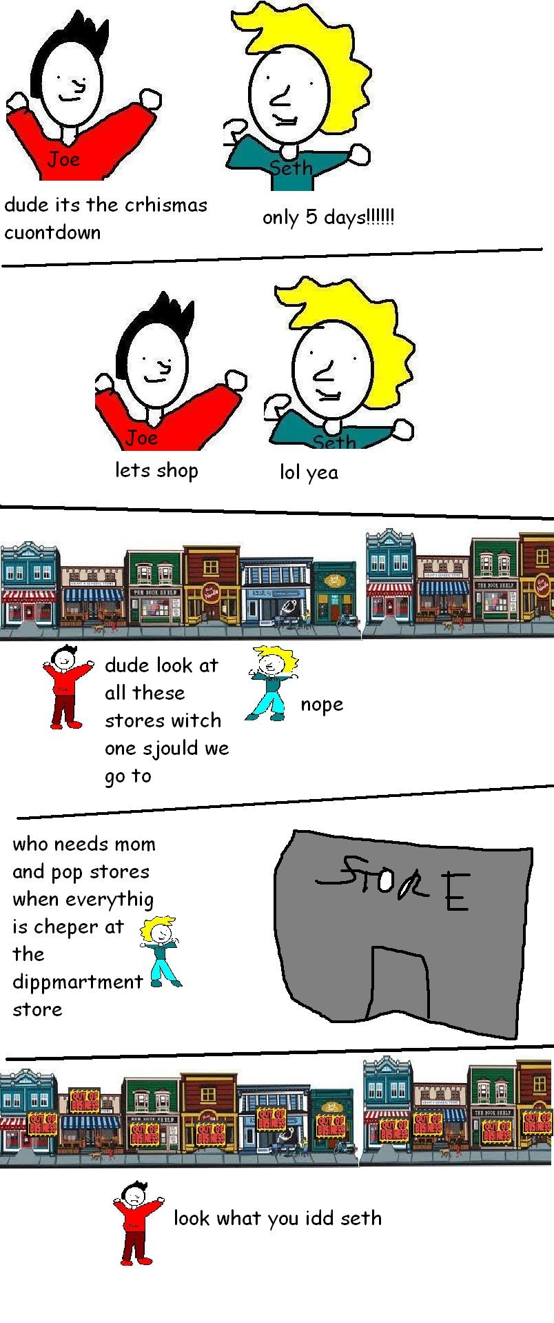 crisstmas shoping