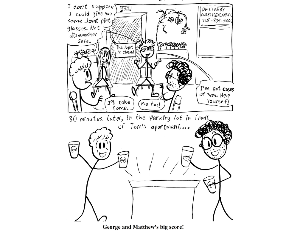 Wilbur and Matthew's cup-heist