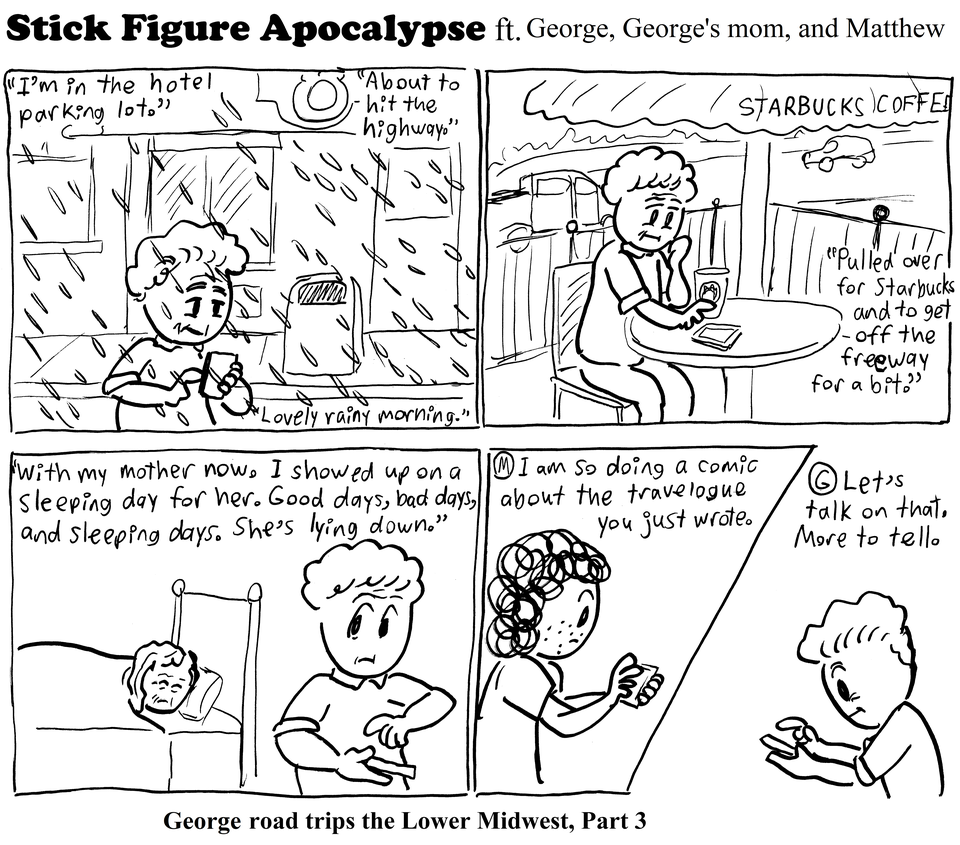 George Cares for His Mother