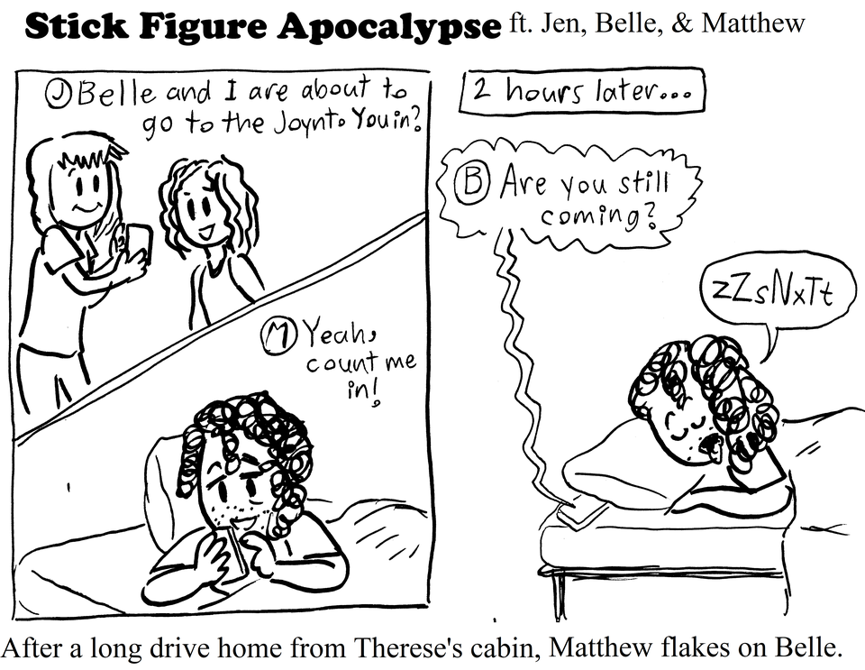 The night and morning after