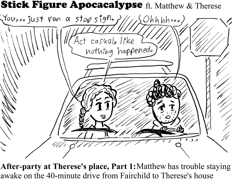 Was that a stop sign?