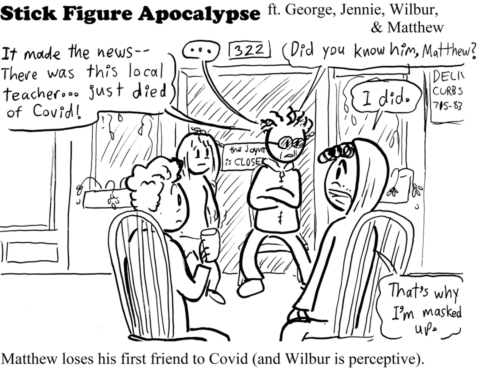 The first Covid death in my circles
