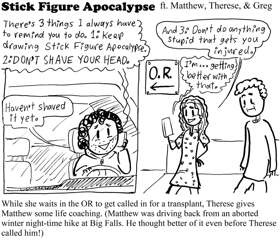 Therese's liver transplant comes through.