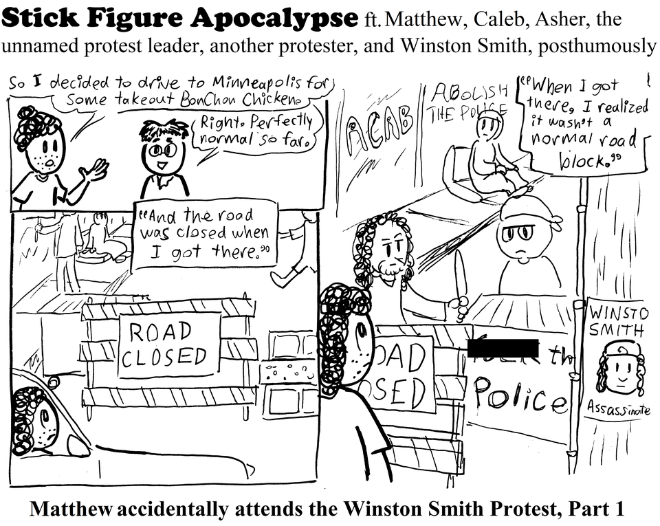 The Winston Boogie Smith Protest, Part 1