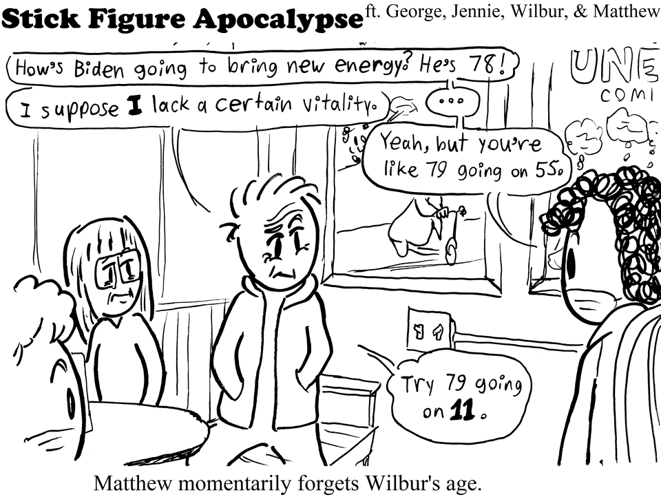 Wilbur doesn't show his age