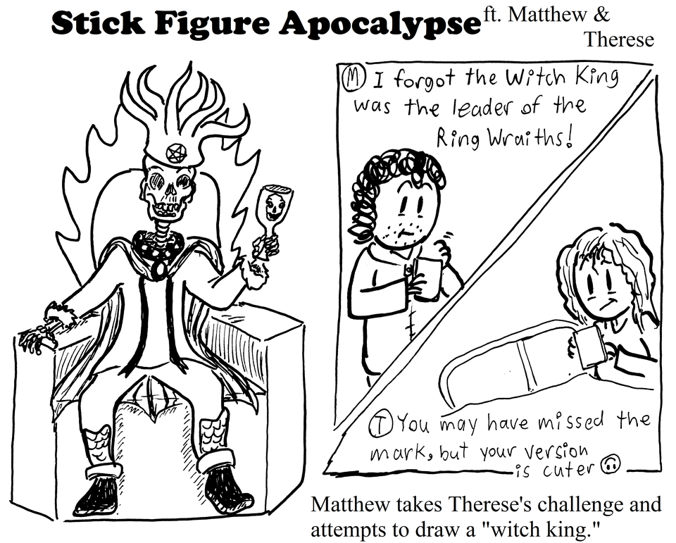 I finally attempt to draw the Witch King