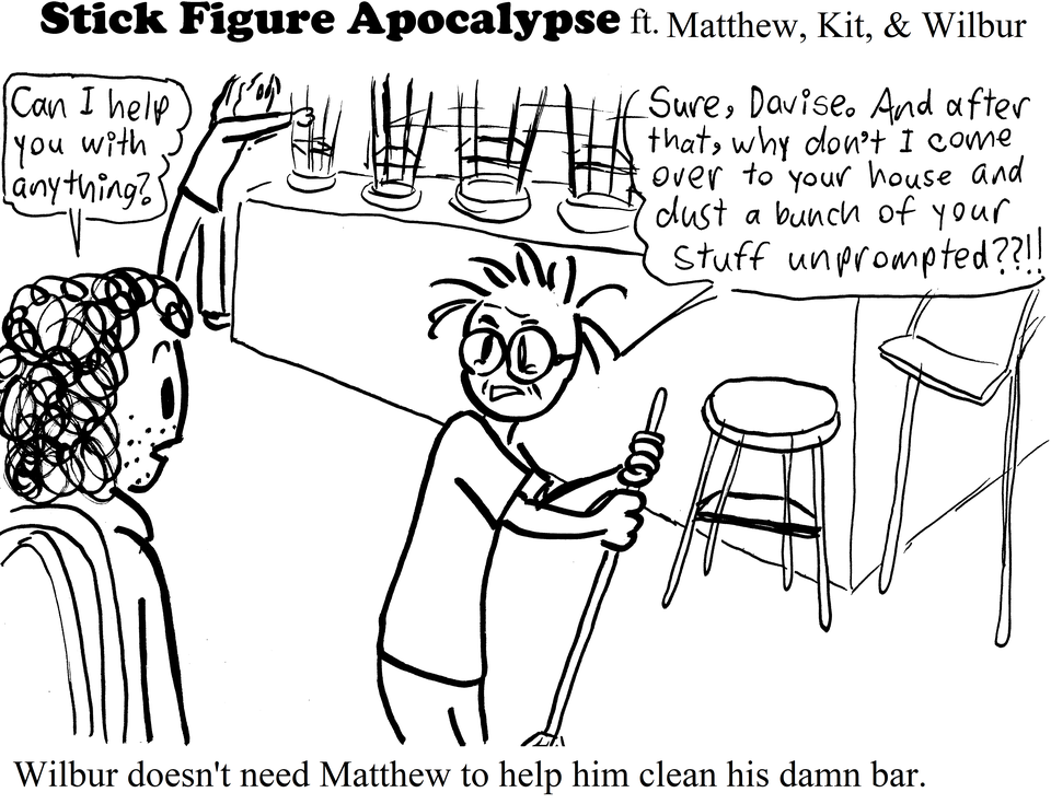 Wilbur is the king of his castle