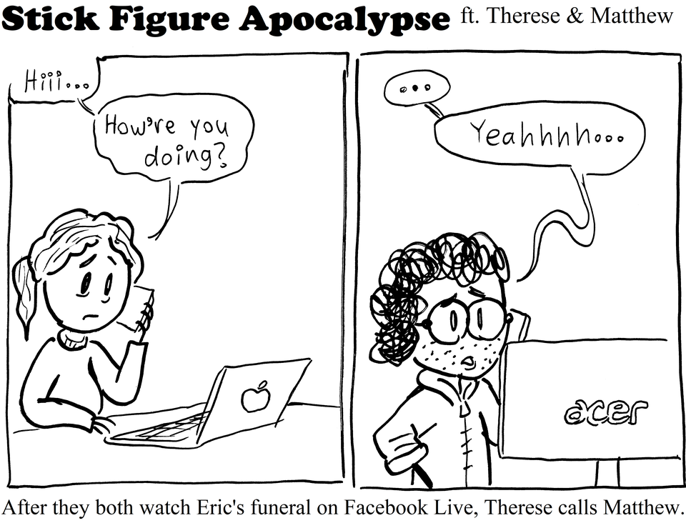 A Covid-era virtual funeral