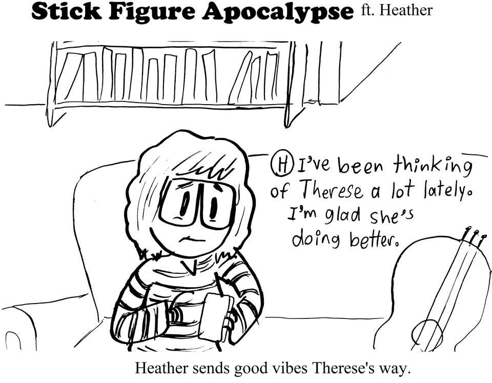 Heather gets some news of Therese