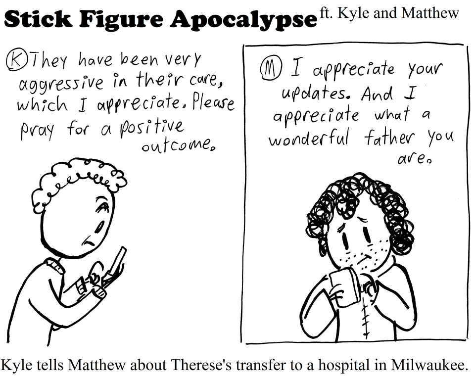 Transferred to a third hospital