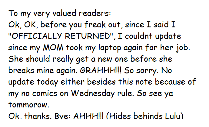 Note of Apology(Again)