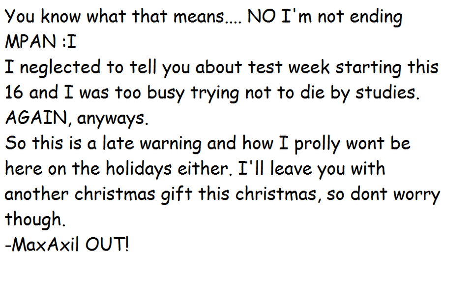 Christmas Leave