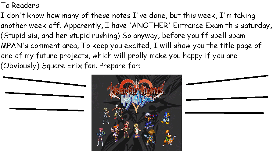 Entrance Exam 2: So Sorry.