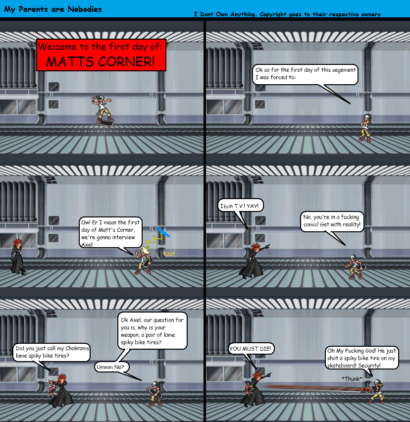 Matt's Corner 1: Axel and his Spiky Bike Tires