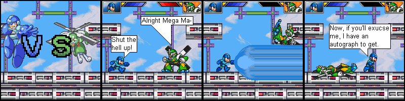 147-Mega Man vs. Gyro Man