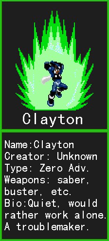 Comic 3: Clayton's profile