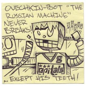 Ovechkin-Bot â€œThe Russian Machineâ€ Never Breaks! â€¦ Except His Teeth!