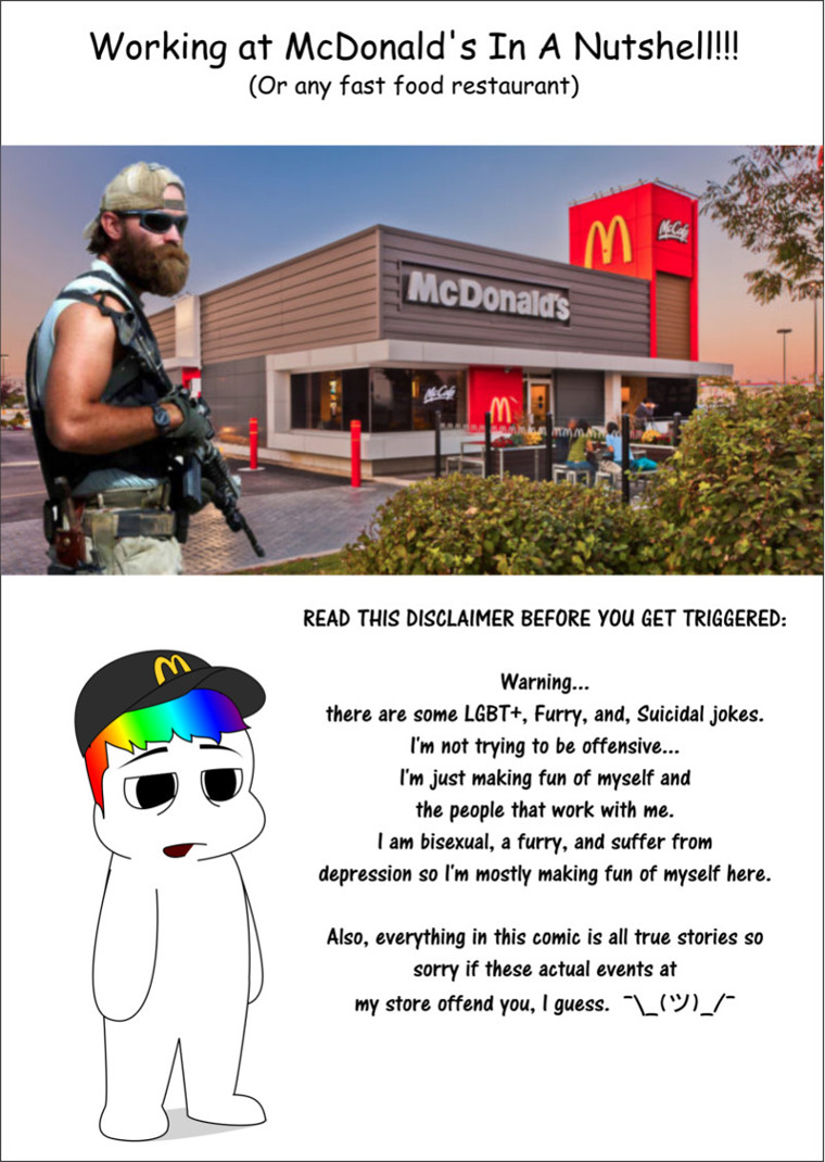 Working At McDonald's In A Nutshell (Page 1)