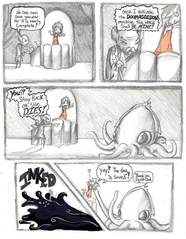 Squid Dad Saves the Day