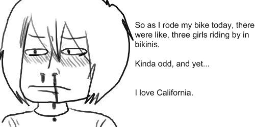 Page 119: Biking in... BEACHWEAR?!