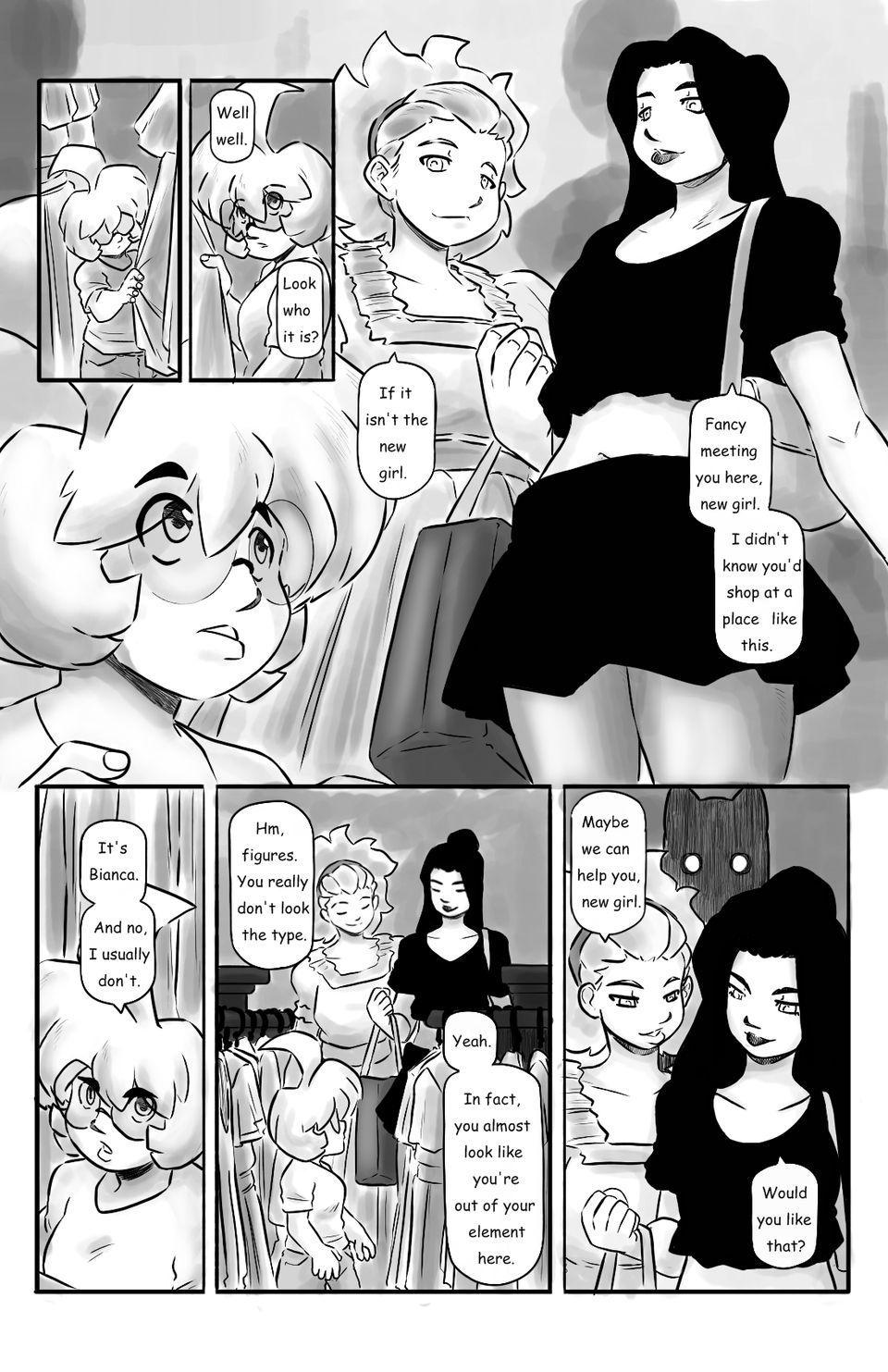 The Girl and The Trouble That Follows pg.6