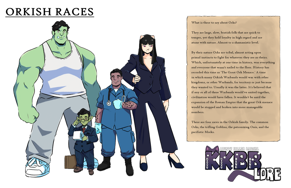 KKBB Lore: Orkish races