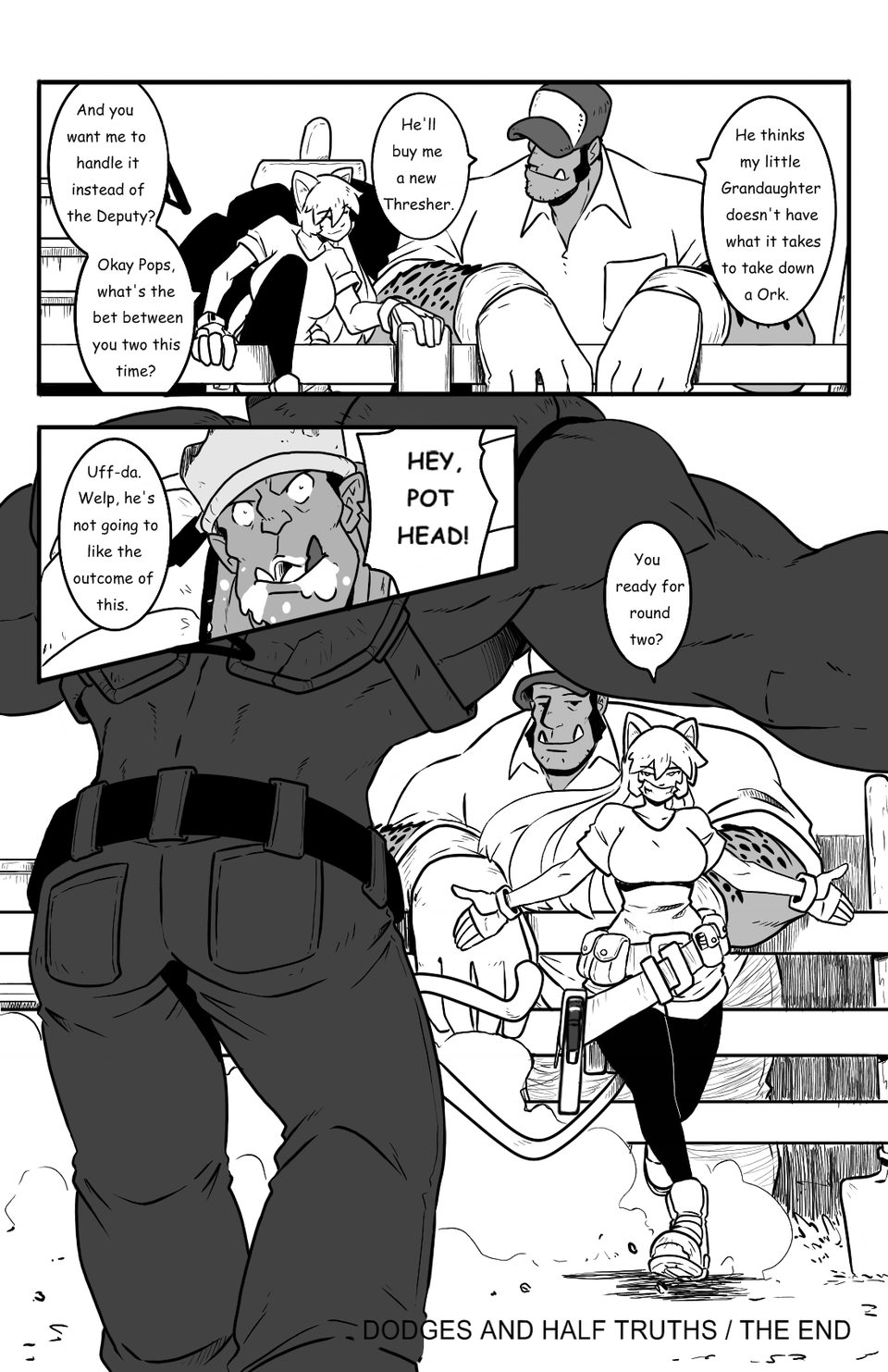 Dodges and Half Truths pg.17
