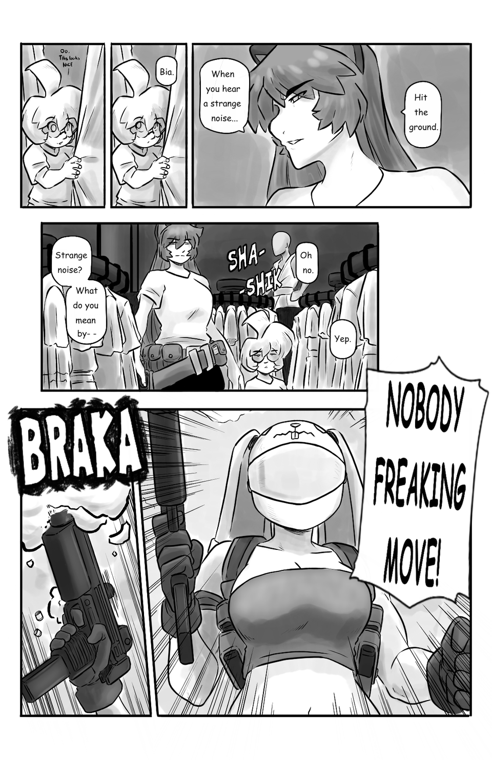 The Girl and The Trouble That Follows pg.13