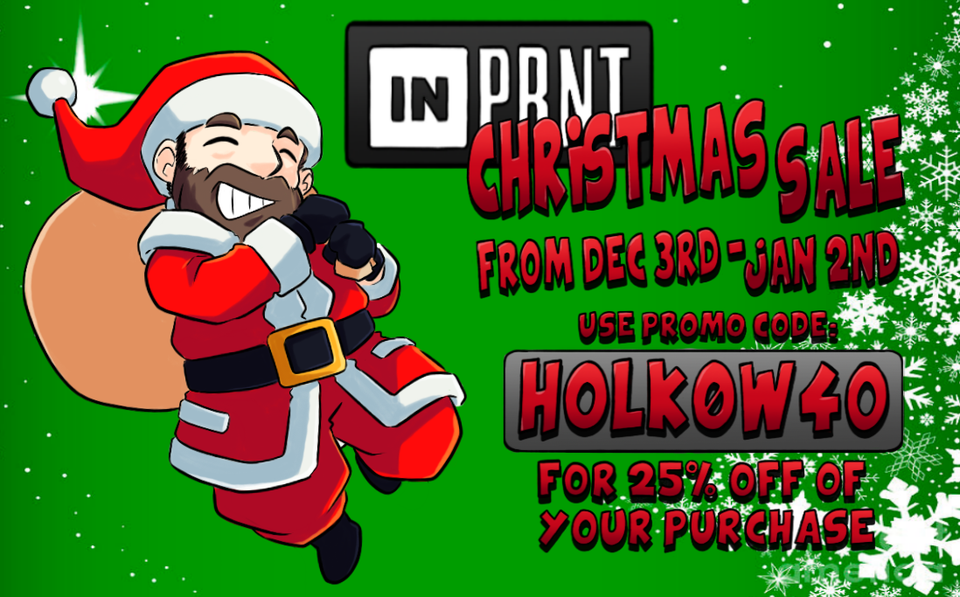 INPRNT Christmas Sale (25% off on purchases) 