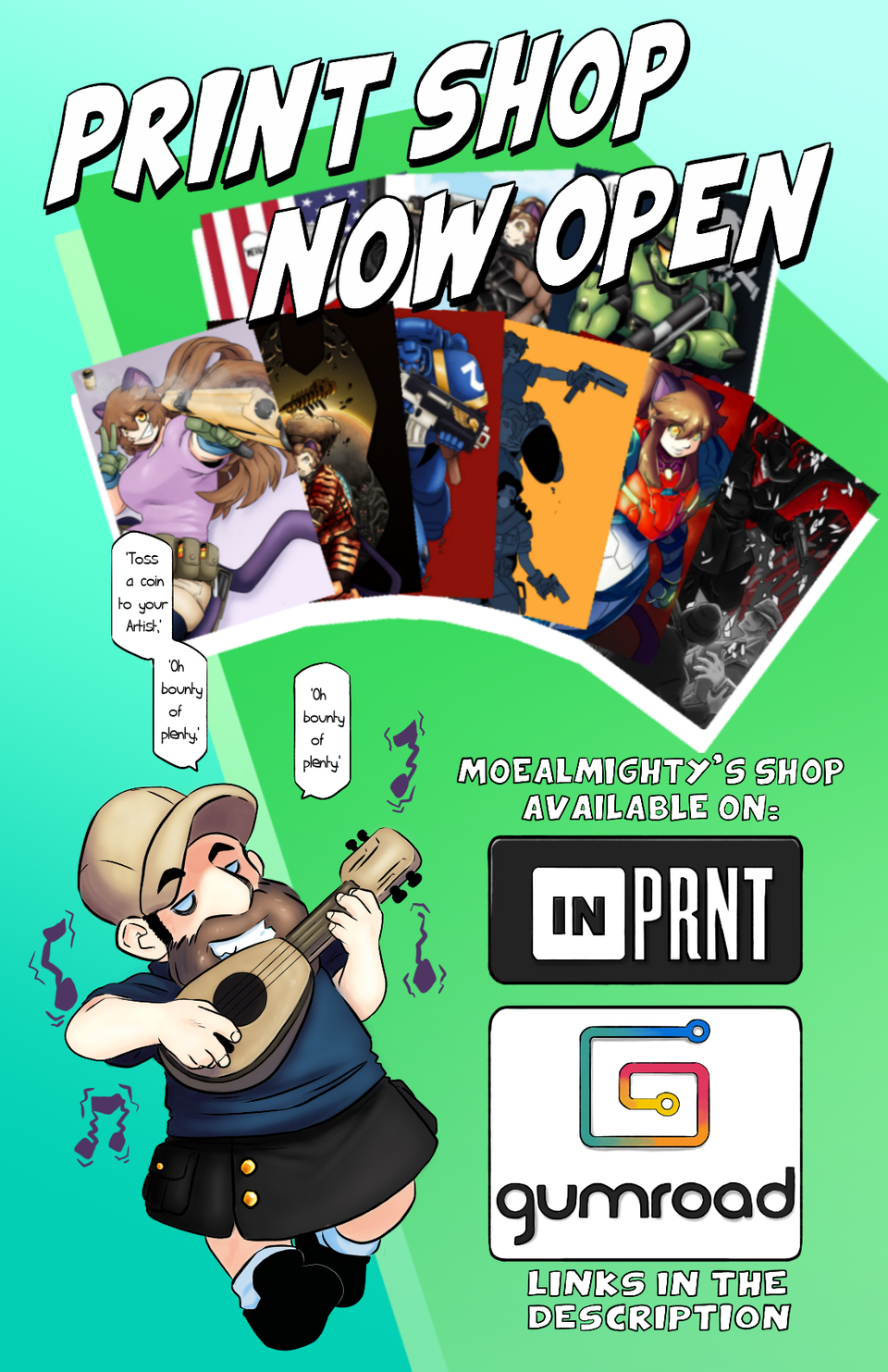 Announcement: Print Shops Now Open