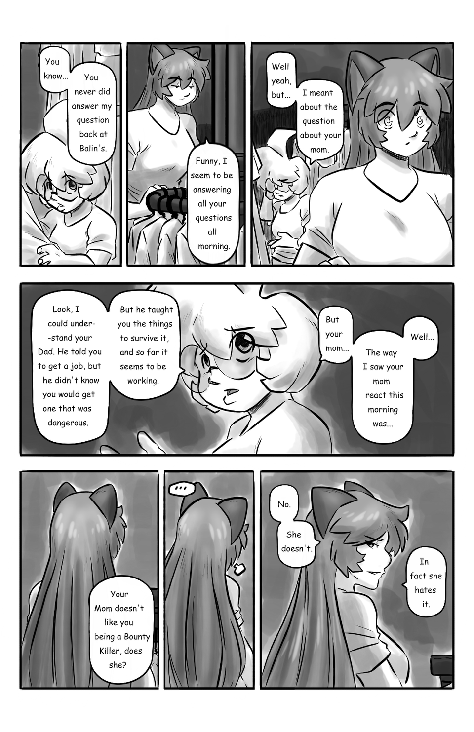 The Girl and The Trouble That Follows pg.8