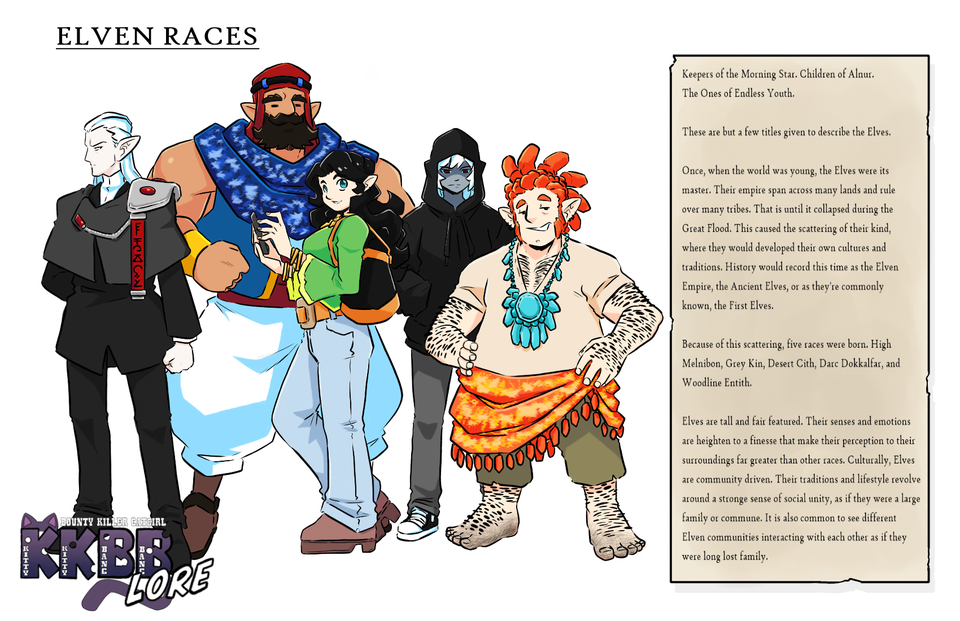 KKBB Lore: The Elven Races 