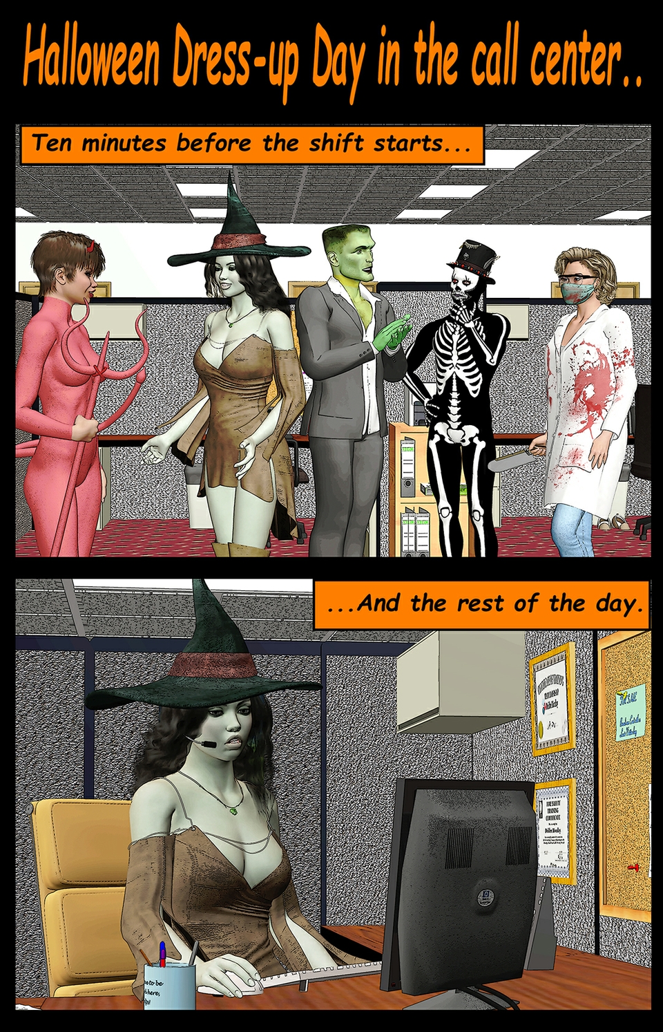 Call Center Halloween