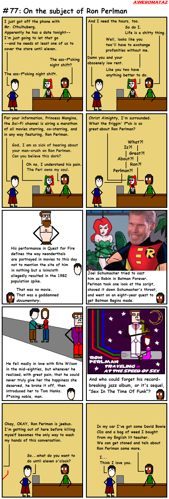 #77: On the subject of Ron Perlman