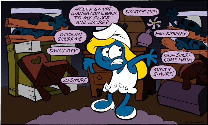 The Troubled Life of Smurfette